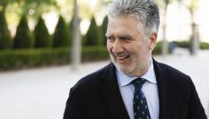 El exsenador del PP y exdirector de la Policía Ignacio Cosidó, a su llegada a la Audiencia Nacional en Madrid, para declarar como testigo en el juicio del caso Kitchen.