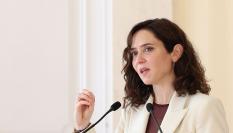 La presidenta de la Comunidad de Madrid, Isabel Díaz Ayuso