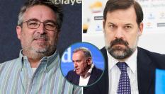 Fotomontaje de Jordi Évole, Alfonso Reyes y Xabier Fortes.