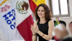 Ayuso, durante su viaje a México el 4 de mayo de 2026.