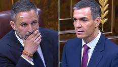 El cara a cara entre Santiago Abascal y Pedro Sánchez.