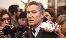 El presidente del Partido Popular, Alberto Núñez Feijóo.