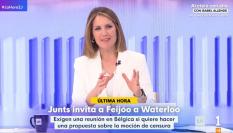 Silvia Intxaurrondo en 'La hora de la 1'.