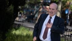 MADRID, SPAIN - APRIL 16: The former vice-president of the Junta de Andalucia, Gaspar Zarrias, on his arrival to testify as a witness in the trial of the 'Leire Diez' case, in the Plaza Castilla courts, on 16 April, 2026 in Madrid, Spain. The head judge of Madrid's Court of Instruction Number 9, Arturo Zamarriego, who is investigating former PSOE member Leire Diez for allegedly seeking information against judges, prosecutors and civil guards in exchange for favours, has called Gaspar Zarrias as a witness in the case in which he is investigating whether Diez, businessman Javier Perez Dolset and journalist Pere Rusiñol allegedly committed crimes of influence peddling and bribery. (Photo By Fernando Sanchez/Europa Press via Getty Images)