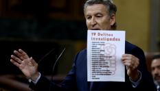 El líder del PP, Alberto Núñez Feijóo