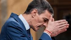 El presidente del Gobierno de España, Pedro Sánchez, el 25 de marzo de 2026, en una sesión de control al Gobierno en el Congreso.