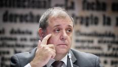 Juan Manuel Serrano, durante una comparecencia en el Senado