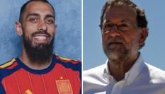 Borja Iglesias y Mariano Rajoy