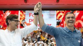 Sigue en directo el acto de Pedro Sánchez y Salvador Illa en la Fiesta de la Rosa del PSC