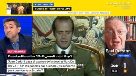 El prestigioso historiador Paul Preston, a Javier Ruiz: "Francamente, me parece una pregunta tonta"