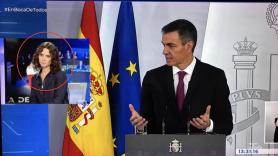 Le ponen a Ayuso lo que ha dicho Sánchez de ella: le va cambiando la cara y así responde