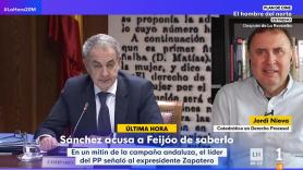 Un catedrático de Derecho Procesal destaca un aspecto que le ha sorprendido del caso de Zapatero