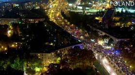 Las imágenes que muestran la magnitud de las protestas proaborto en Polonia