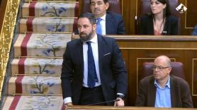 "¡Por España!", así ha jurado Santiago Abascal su cargo en el Congreso