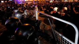 Noche de máxima tensión por los disturbios en Barcelona