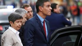 Pedro Sánchez, abucheado a su salida del Hospital Sant Pau de Barcelona