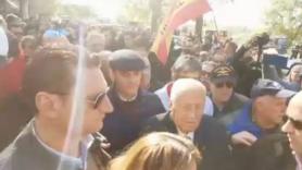 El golpista Tejero se presenta en Mingorrubio para homenajear al dictador