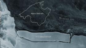 El iceberg más grande del mundo se desprende de la Antártida