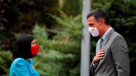 Pedro Sánchez visita el centro de vacunación de Guadalajara