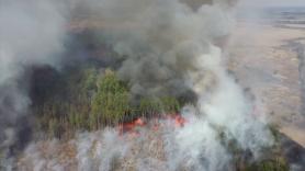 Los incendios arrasan la zona de exclusión de Chernóbil y aumenta la radiación