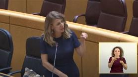 La dura réplica de Yolanda Díaz a una senadora del PP que están compartiendo miles de personas