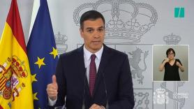 "Quiero volver a dar las gracias": Todos los agradecimientos de Pedro Sánchez en su discurso