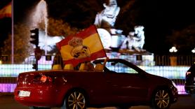 La celebración de LaLiga transcurre sin incidentes en Cibeles