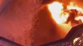 Las terroríficas llamas en un depósito de petróleo ruso tras un ataque de Ucrania