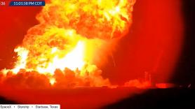 Así fue la espectacular explosión de la Starship de Elon Musk durante una prueba en tierra