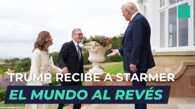 El mundo al revés: Trump recibe a Starmer en su propio territorio como si fuera el anfitrión