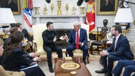 Donald Trump se reúne con Zelenski en la Casa Blanca