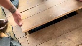 La pareja renueva su deteriorada casa de ensueño y descubren un secreto que desciende a las profundidades