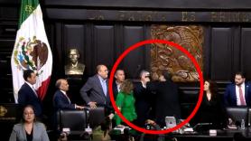 Senadores mexicanos se lían a golpes en el cierre de la sesión legislativa