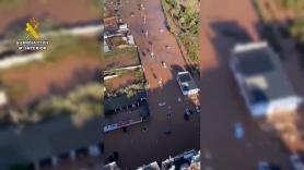 Las imágenes aéreas que muestran las consecuencias de las lluvias torrenciales en Ibiza