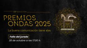 Lista de ganadores de los Ondas 2025: El Gran Wyoming, Isaías Lafuente y Pastora Soler son algunos de los premiados