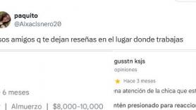 Una joven arrasa con las reseñas que le han dejado sus amigos en la página de Google de su trabajo