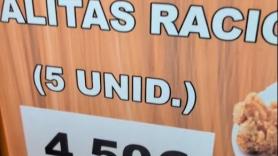 Lo que ve en un cartel de un kebab de Alicante le hace reaccionar al instante: "Esta es la verdadera inflación"