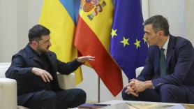 Zelenski y Sánchez, ante el Guernica: la simbólica imagen de la alianza entre España y Ucrania