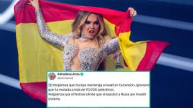 Almudena Ariza firma una de las respuestas más firmes por lo ocurrido con España y Eurovisión: la frase final es para grabársela a fuego