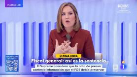 Silvia Intxaurrondo se pronuncia sobre lo del Fiscal General con una foto que lo dice absolutamente todo
