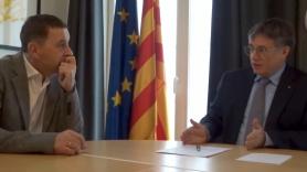 Otegi y Puigdemont se reúnen en Waterloo, conscientes de la "complejidad del contexto"