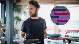 Pregunta si le va a pagar las horas de prueba en el restaurante y el revuelo por lo que le responde el dueño es tremendo