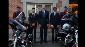 Marc Márquez ve las motos reales y suelta un comentario totalmente espontaneo delante de Felipe VI