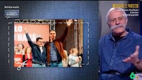 Un experto en moda repara en un detalle de la cazadora de Sánchez: le sirve para echar la vista atrás y llegar a esta conclusión