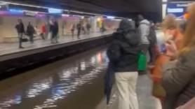 Las lluvias causan inundaciones en Badalona y cortes en el metro de Barcelona: hoy hay alerta naranja en Valencia