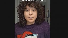 Angy, psicóloga, sobre la sanidad: "Toda mi vida fui a la privada hasta que la pública llegó a mi vida... Desde entonces lo entendí"
