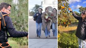 Ofrendas florales y recogida de aceitunas: así están pasando la jornada de reflexión los candidatos de las elecciones de Extremadura