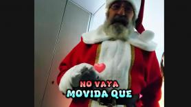 Se encuentra a Papa Noel en el tren y arrasa por lo que le contesta al pedirle una baliza