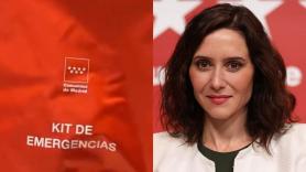 El 'kit de emergencia' que recomienda Ayuso a los madrileños: una radio a pilas, medicinas y un cargador solar para el móvil