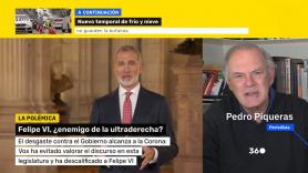 Pedro Piqueras solo necesita una palabra para describir el discurso de Felipe VI